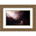 thumbnail image 1 of Thomas Cole 2x Matted 24x20 Gold Ornate Framed Art Print 'The Voyage of Life Old Age', 1 of 2