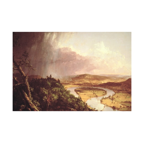 Trademark Fine Art Thomas Cole The Oxbow Canvas Wall Art - 22x32