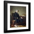 thumbnail image 1 of Thomas Couture 14x18 Black Modern Framed Museum Art Print Titled - Portrait of Jules Michelet (1798-1874), Historian (1865), 1 of 5
