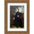 thumbnail image 1 of Thomas Couture 2x Matted 18x24 Gold Ornate Framed Art Print 'Henri Didier', 1 of 2