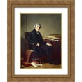 thumbnail image 1 of Thomas Couture 2x Matted 20x24 Gold Ornate Framed Art Print 'Jules Michelet', 1 of 2