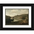 thumbnail image 1 of Thomas Doughty 24x18 Black Ornate Framed Double Matted Museum Art Print Titled: View of a Lake (C. 1830s), 1 of 5