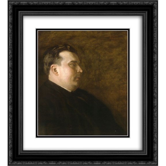 Thomas Eakins 2x Matted 20x24 Black Ornate Framed Art Print 'The Honorable John A. Thorton '