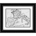 thumbnail image 1 of Thomas Eakins 2x Matted 24x20 Black Ornate Framed Art Print 'The map', 1 of 2
