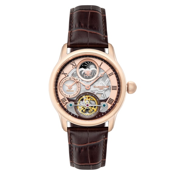 Thomas Earnshaw Heritage Longitude Shadow Stainless Steel 44mm Automatic Wristwatch