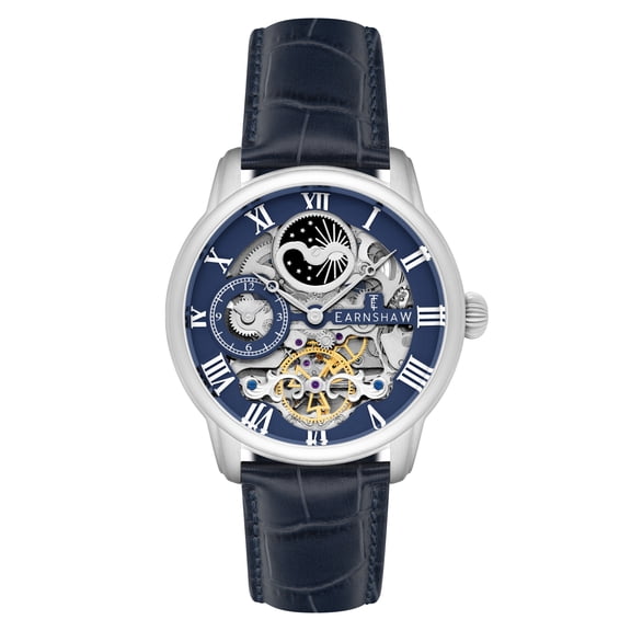 Thomas Earnshaw Heritage Longitude Stainless Steel 44mm Automatic Wristwatch ES-8006-0C