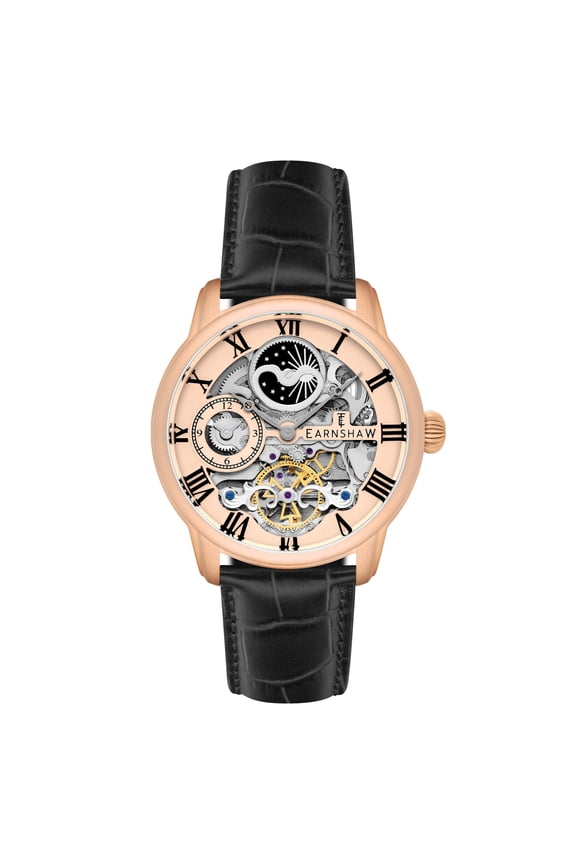 Heritage Longitude Stainless Steel 44mm Automatic Wristwatch ES-8006-0E