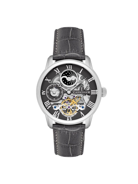 Heritage Longitude Stainless Steel 44mm Automatic Wristwatch ES-8006-0F
