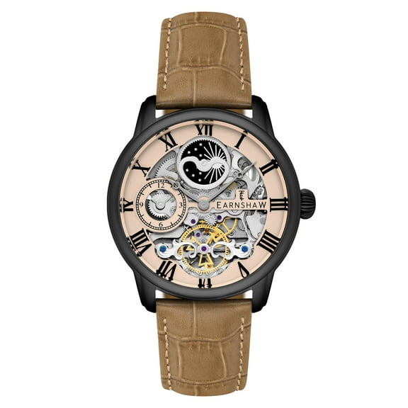 Thomas Earnshaw Heritage Longitude Stainless Steel 44mm Automatic Wristwatch ES-8006-0G