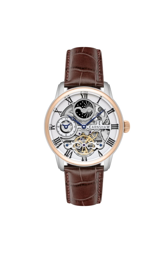 Heritage Longitude Stainless Steel 44mm Automatic Wristwatch