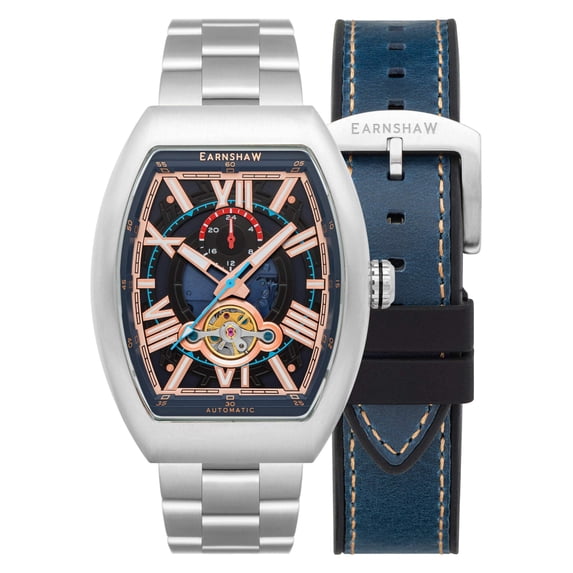 Thomas Earnshaw Superlative Supremacy Stainless Steel 45mm Automatic Wristwatch