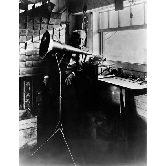 Thomas Edison Ca. 1906. Courtesy Csu ArchivesEverett Collection. History (18 x 24)