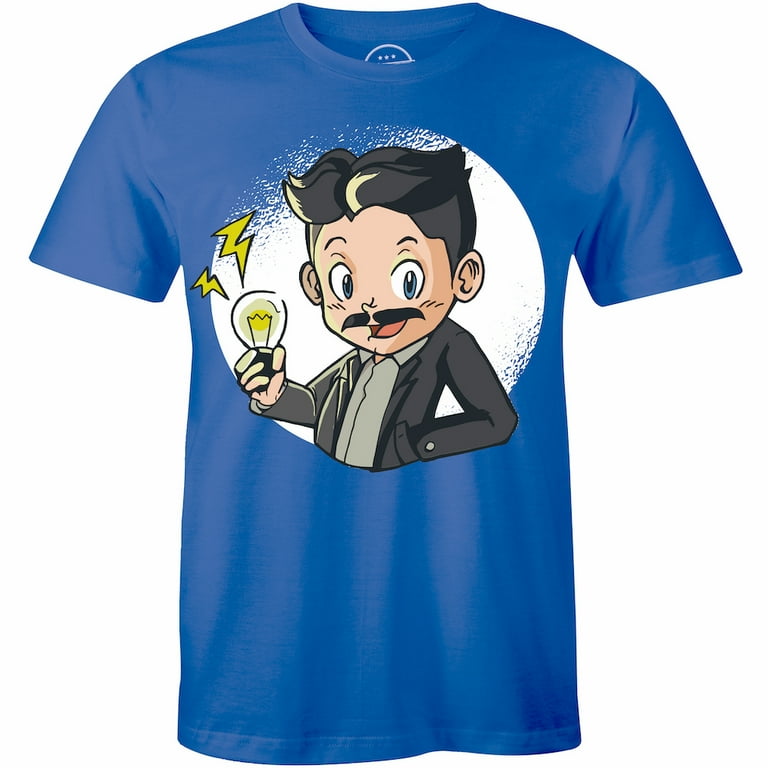 Thomas Edison Scientist Electricity Lightbulb Science Nerdy Education Teachers T Shirt