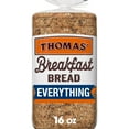 thumbnail image 1 of Thomas' Everything Breakfast Bread, 16 oz, Breakfast Bread, Bag, 1 of 8