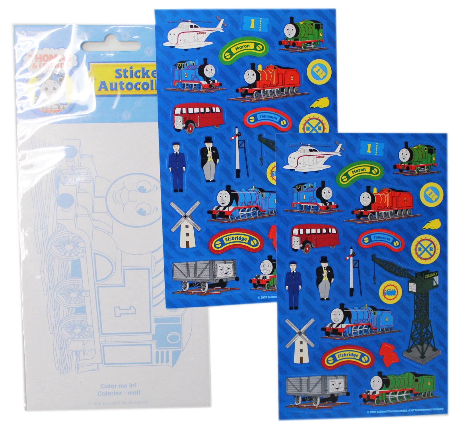 Thomas & Friends Train Kids Stickers - 2D Design Character and