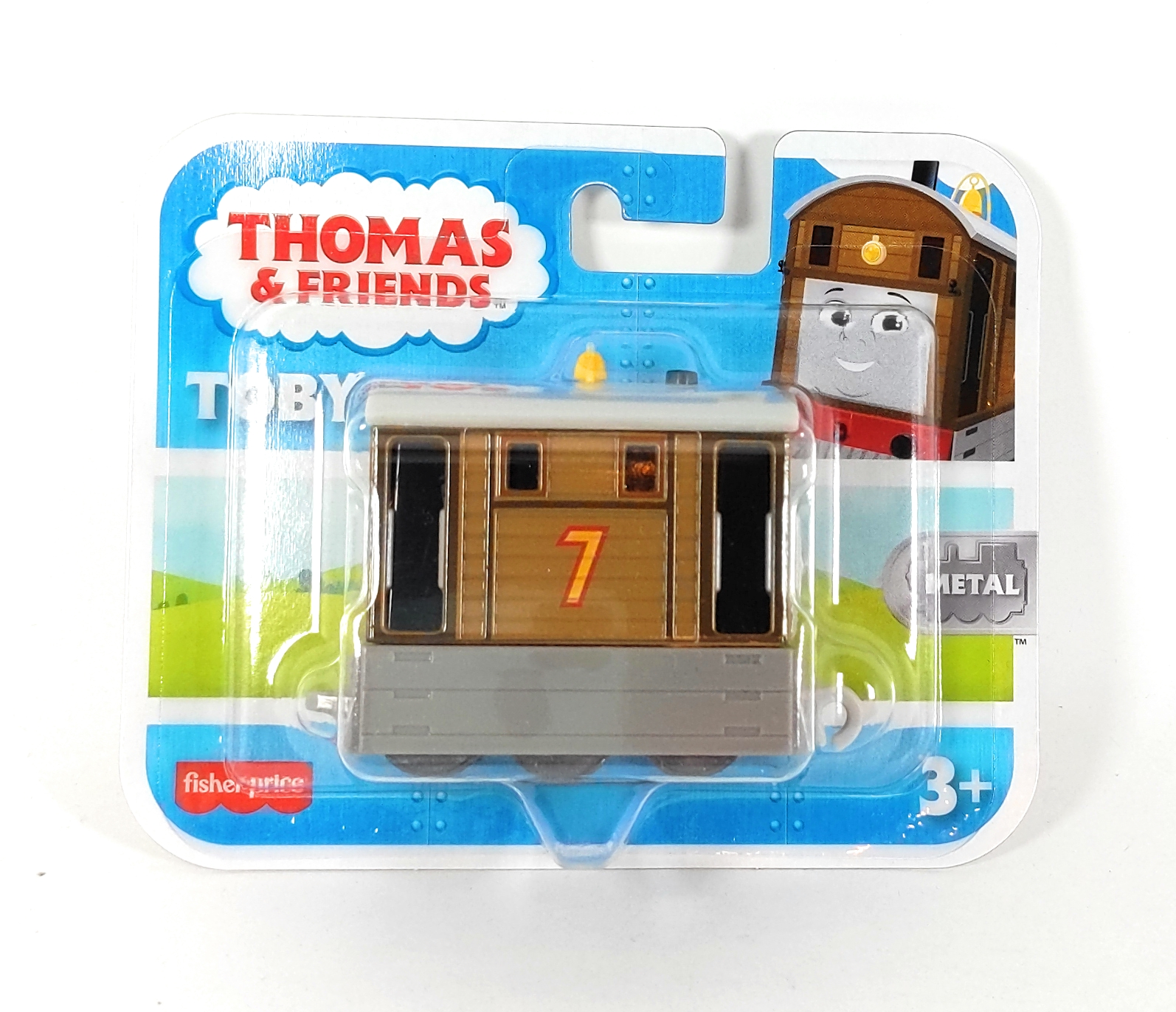 Thomas & Friends All Engines Go Push Along Metal Toby Train Engine