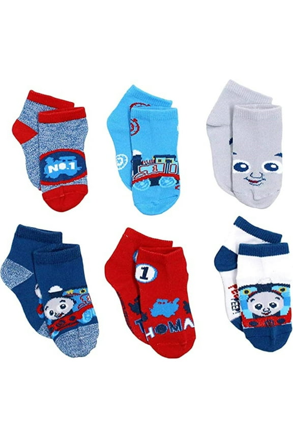 Baby Boys' 6 Pack Socks, Size 18-24M