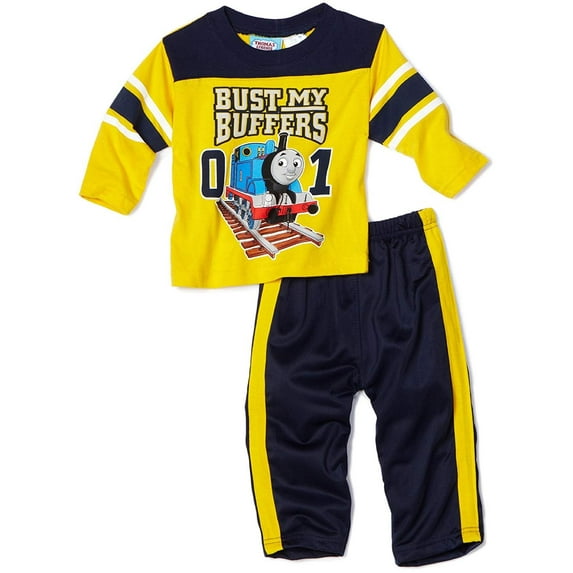 Thomas & Friends Baby Boys Bust My Buffers Clothing Set, Yellow, 24 Months