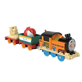 Thomas & Friends Beachy Nia Toy Train Play Vehicle, Motorized Engine with Cargo, Preschool Toys