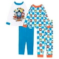 thumbnail image 1 of Thomas & Friends Boys' 4-Piece Matching Long-Sleeve Cotton Pajama Set, Snug-fit, Soft & Cute for Kids, 1 of 4