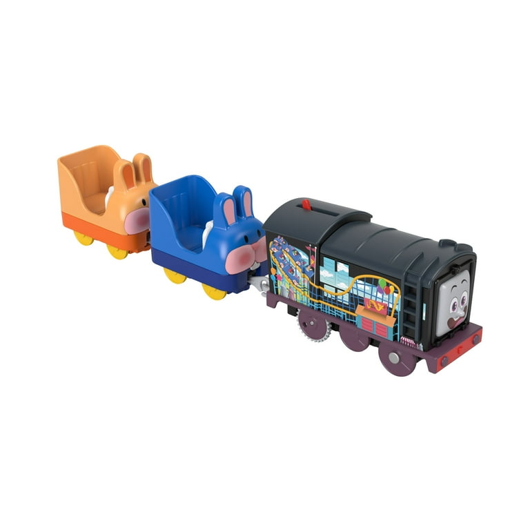 Thomas Friends Carnival Diesel Motorized Toy Train with Roller Coaster Cars Walmart
