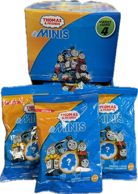 Thomas & Friends Collectible MINIS Toy Train in Single Blind Packs - Lot of 3 (Assorted Styles)