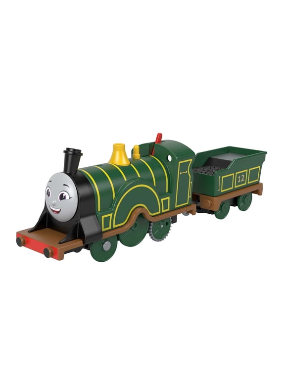 Emily Motorized Toy Train Engine with Tender for Preschool Kids