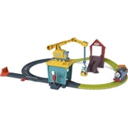 Thomas & Friends Fix em Up Friends Toy Train Set with Carly, Sandy and Motorized Thomas