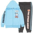 thumbnail image 1 of Thomas & Friends Full Steam Ahead Boys 2-Piece Fleece Set - Thomas the Tank Engine Hooded Pullover Sweatshirt and Joggers for Kids (Size 3T-8), 1 of 14