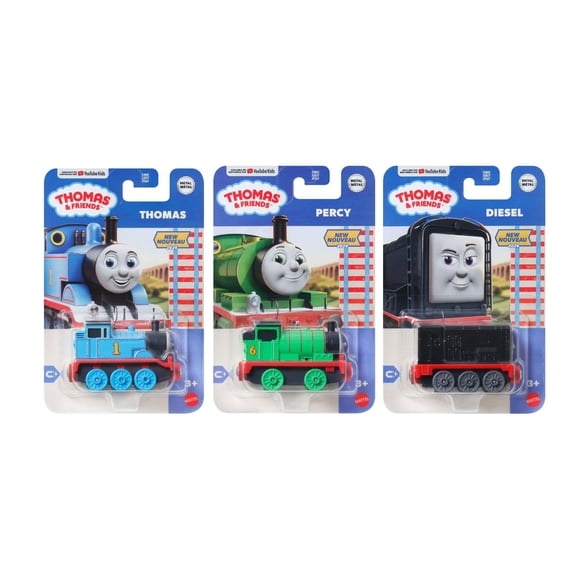 Thomas & Friends Metal Die-Cast Train Engines, Bundle of 3, JLB42-963A
