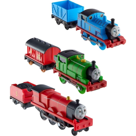 Thomas & Friends Motorized Engine Thomas, Percy & James Train Figure Multipack