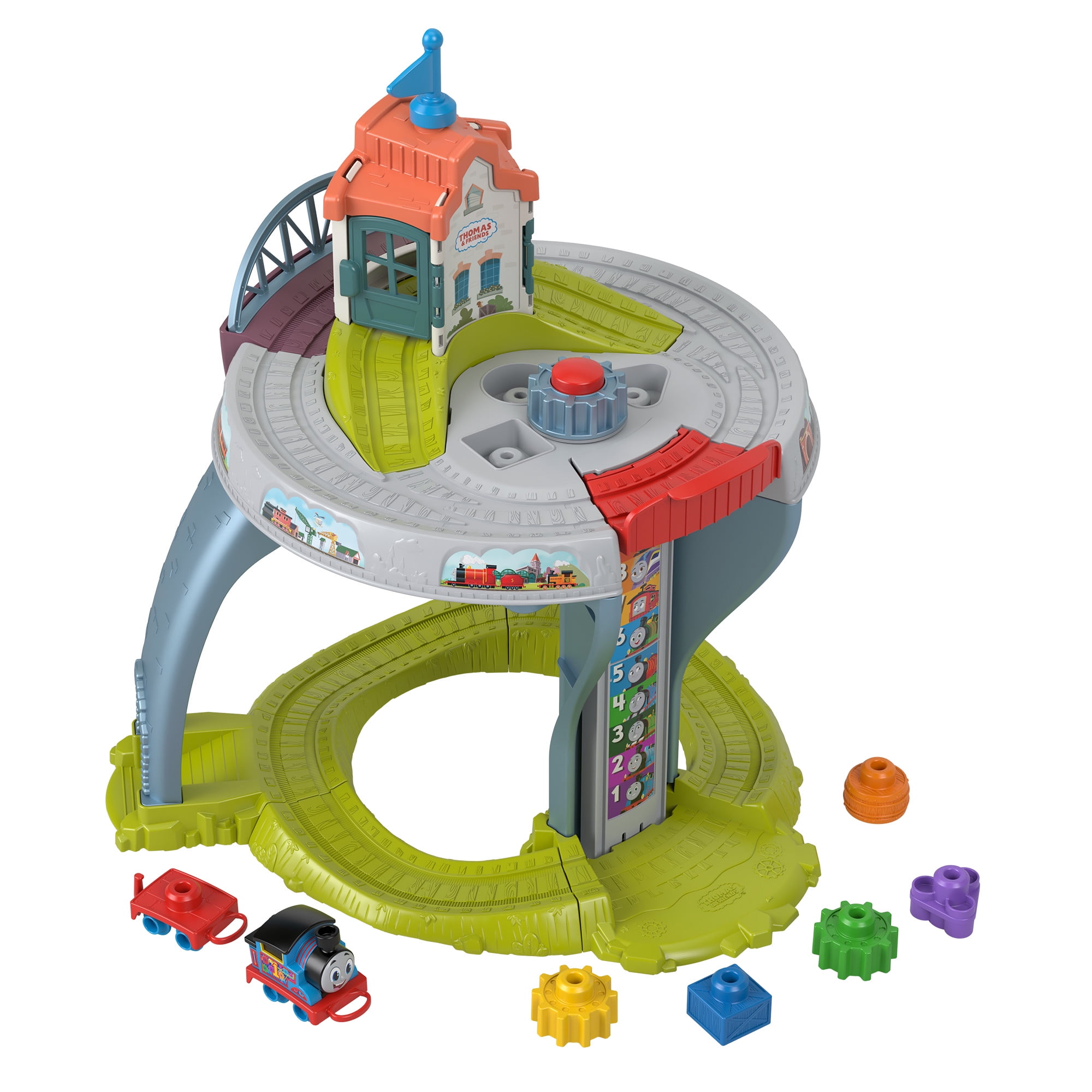 Thomas & Friends My First Train Table Toddler Playset with Track & Fine Motor Activities