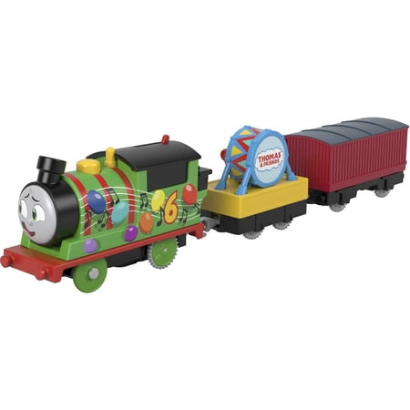 Thomas & Friends?Party Train Percy Motorized?Engine For Kids(Selections May Vary)