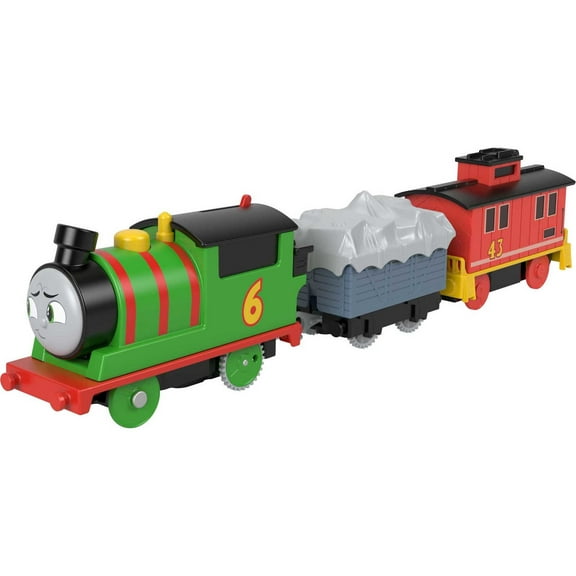 Thomas & Friends Percy & Brake Car Bruno Motorized Vehicle Set(Selections May Vary)