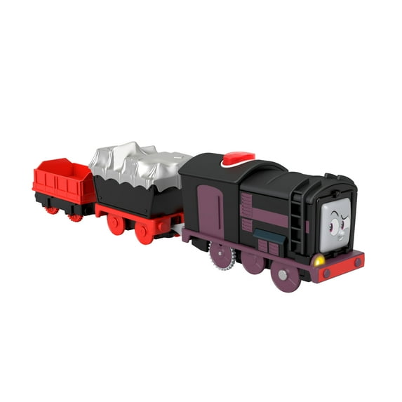 Thomas & Friends Talking Diesel Toy Train, Motorized Engine with Phrases & Sounds, 4 Pieces