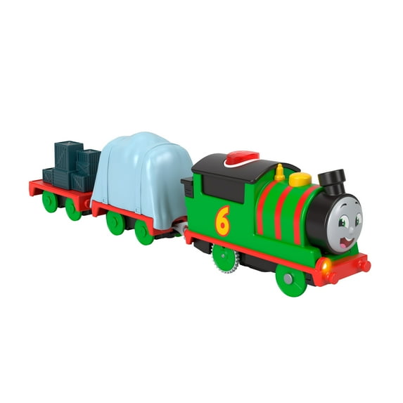 Thomas & Friends Talking Percy Toy Train Play Vehicle, Motorized Engine with Phrases & Sounds
