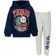 thumbnail image 1 of Thomas & Friends TheTrain Fleece Pullover Hoodie and Pants Outfit Set, 1-pcs, 5T, Blue/Gray, 1 of 5