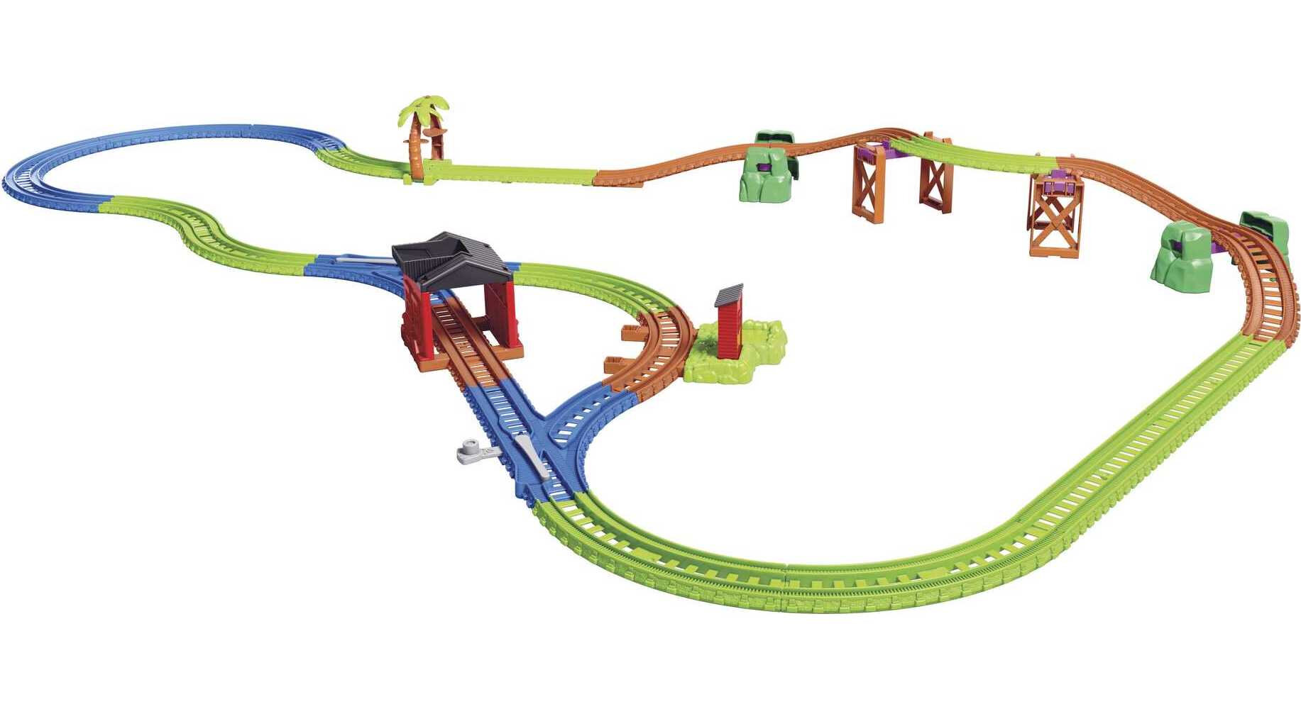Thomas & Friends Thomas & Nia Cargo Delivery Diecast Toy Train & Track Set, 50 Pieces - image 1 of 6
