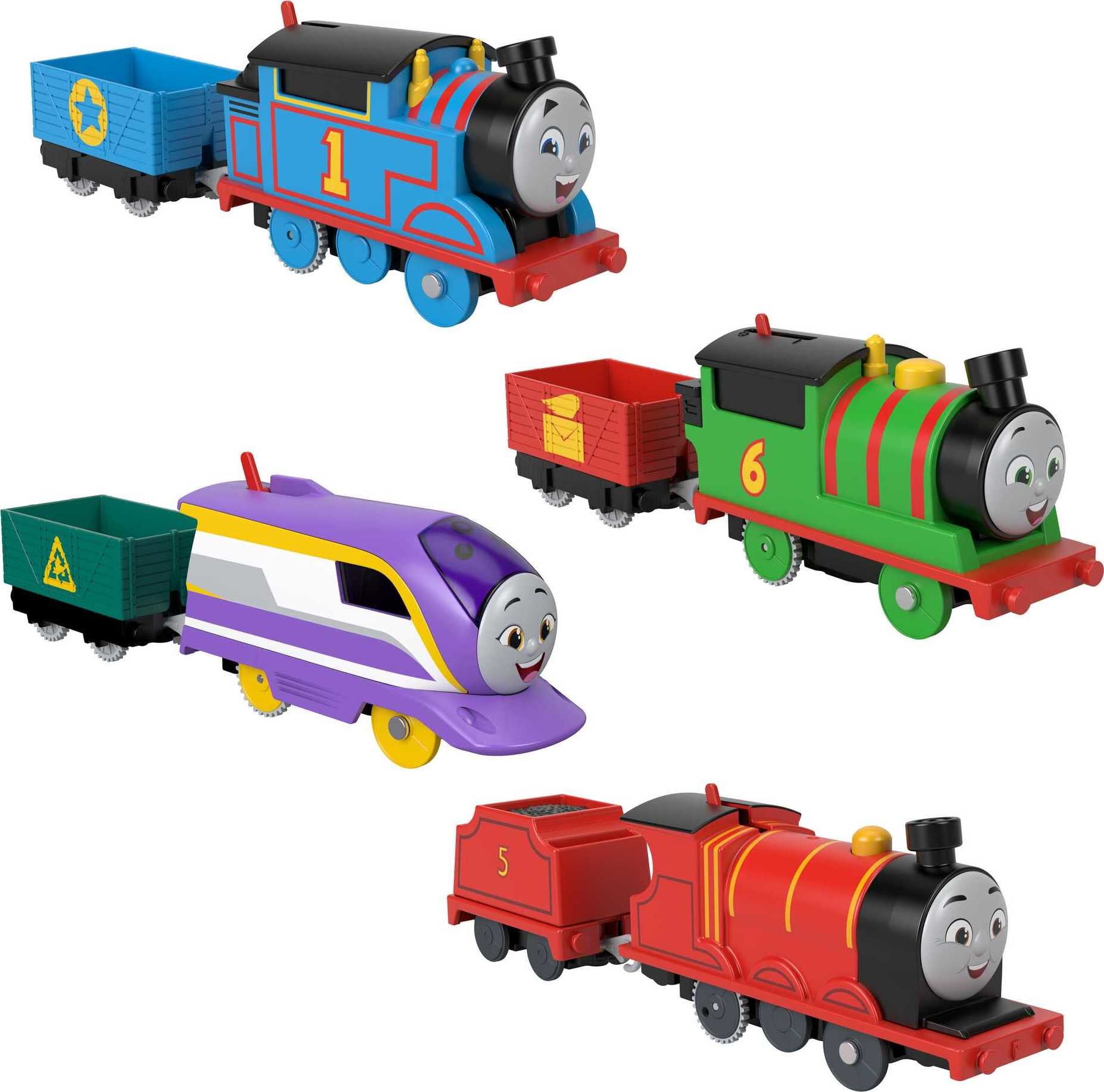 Thomas & Friends Motorized Toy Train Engines with Thomas, Percy