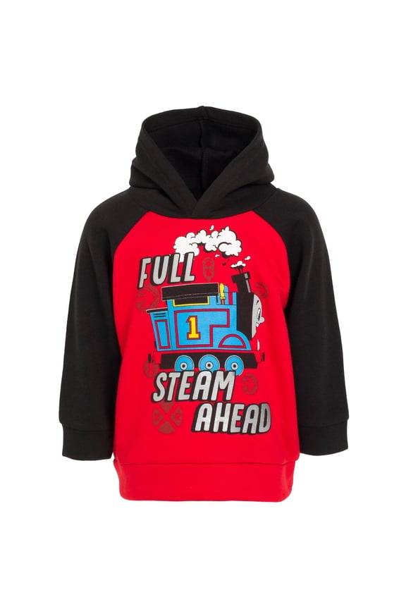 Thomas the Tank Engine Little Boys Fleece Pullover Hoodie Red 7-8