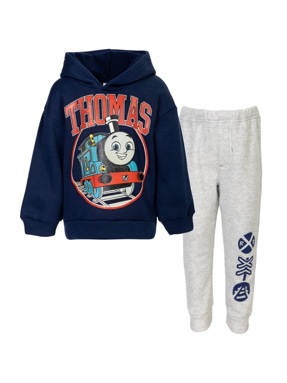 Thomas the Train Fleece Pullover Hoodie and Pants Outfit Set Infant to Little Kid