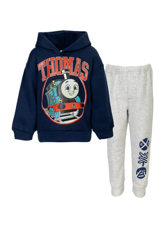 Thomas & Friends Thomas the Train Fleece Pullover Hoodie and Pants Outfit Set Infant to Little Kid