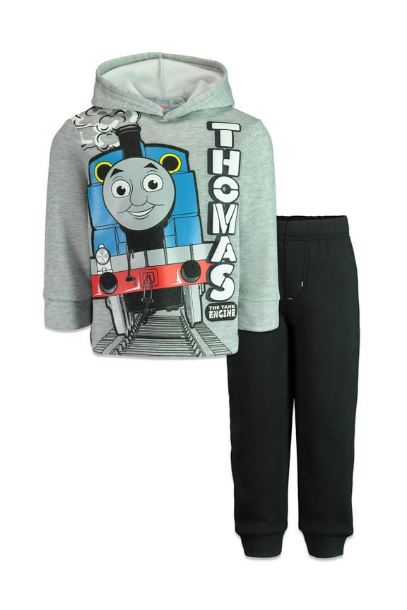 Thomas the Train Little Boys Fleece Pullover Hoodie and Pants Outfit Set Toddler to Big Kid