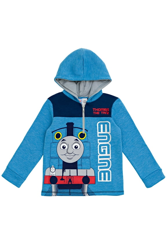 Thomas the Train Toddler Boys Fleece Half Zip Hoodie Toddler to Big Kid
