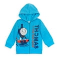 thumbnail image 1 of Thomas & Friends Thomas the Train Toddler Boys Fleece Zip Up Hoodie Toddler to Little Kid, 1 of 5