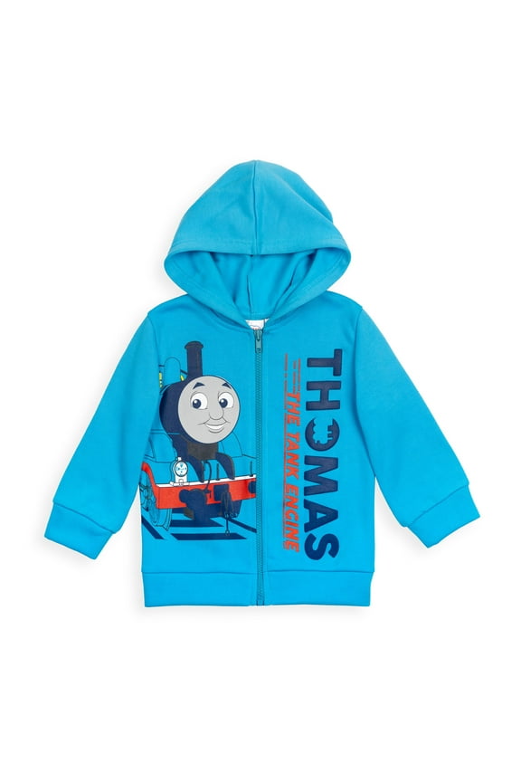Thomas the Train Toddler Boys Fleece Zip Up Hoodie Toddler to Little Kid