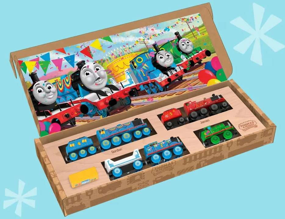 Thomas & Friends Wooden Railway Celebration Engines Train Figure Set