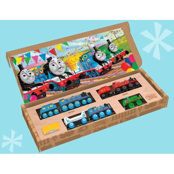 Thomas & Friends Wooden Railway Celebration Engines Train Figure Set