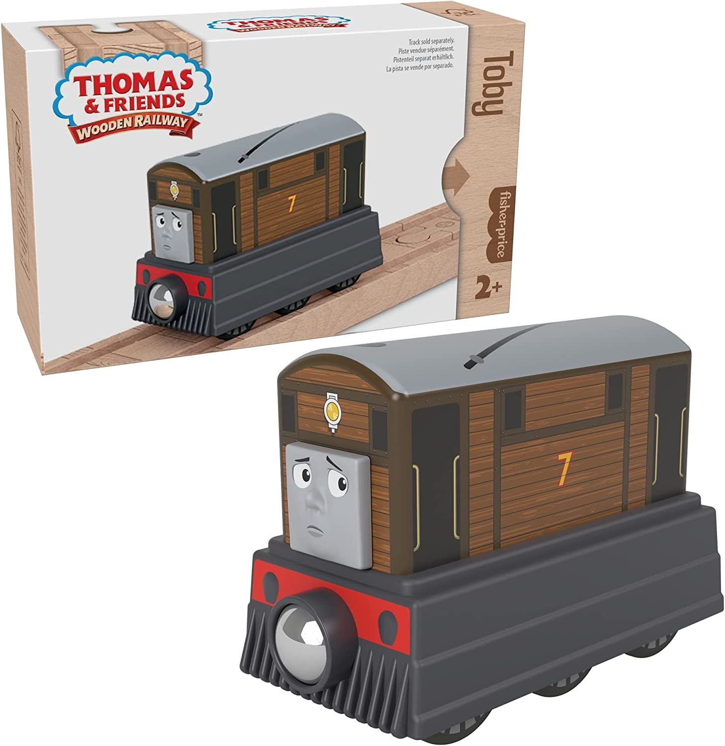 Fisher-Price Toby Engine: Wooden Railway Toy for Uganda Ubuy