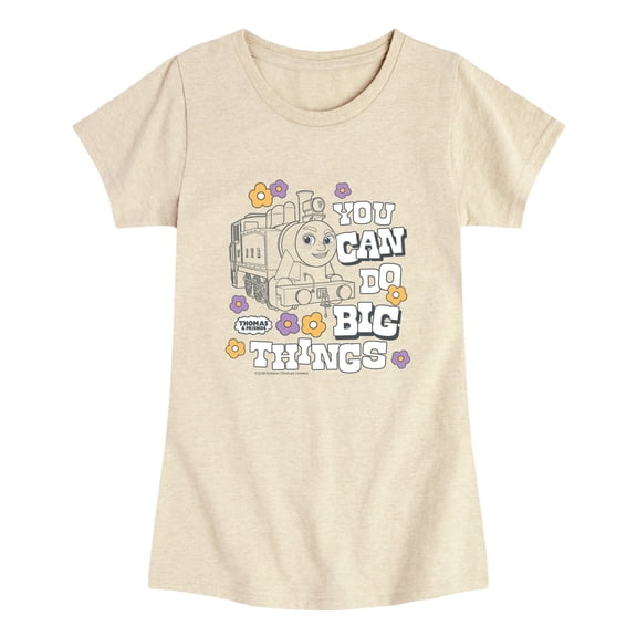 Thomas & Friends - You Can Do Big Things Toddler Girls' Toddler Short Sleeve Graphic T-Shirt